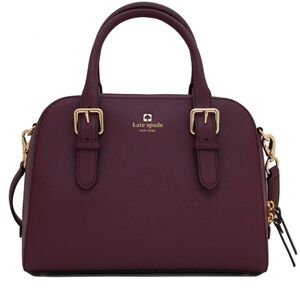 Kate Spade Designer Cove Street Felix Mulled Wine Burgundy Crossbody Handbag